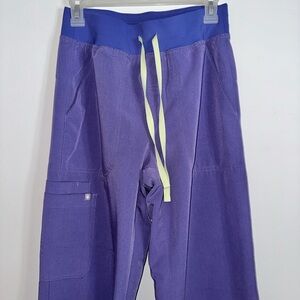 FIGS High Waisted Isabel Wide Leg Scrub Pants